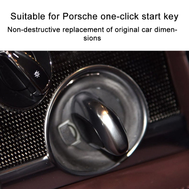 For Porsche Cayenne 2011-2017 Car One-button Start Engine Key Ignition Switch Button(Red)