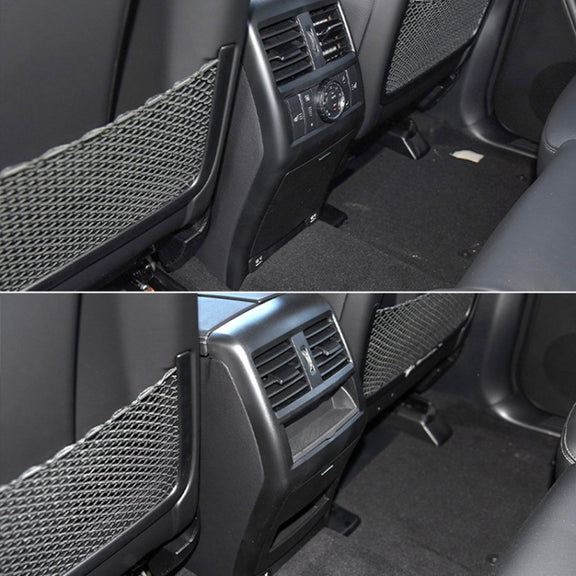 For Mercedes Benz ML320 / GL450 Car Rear Air Conditioner Air Outlet Panel Cover 166 680 7403, Style:Dual Hole(Coffee Brown)