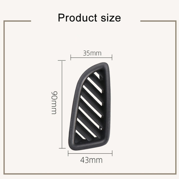For Mercedes-Benz GLC W253 2016-2022 Car Dashboard Small Air Outlet Air-conditioning Outlet 2536803802, Style:Right Side(Plating Color)