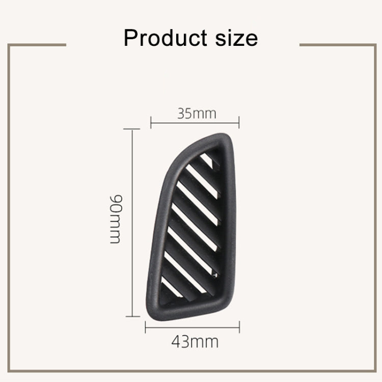 For Mercedes-Benz GLC W253 2016-2022 Car Dashboard Small Air Outlet Air-conditioning Outlet 2536803802, Style:Right Side(Plating Color)