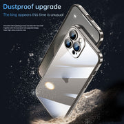 For iPhone 15 Pro Max SULADA JINGJIA Series Lens Protector PC Phone Case(Titanium Grey)