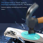For iPhone 15 SULADA JINGJIA Series Lens Protector PC Phone Case(Titanium Grey)