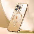 For iPhone 15 Pro SULADA MagSafe Plating TPU Shockproof Phone Soft Case(Gold) - iPhone 15 Pro Cases by SULADA | Online Shopping South Africa | PMC TechLife | Buy Now Pay Later Mobicred