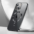 For iPhone 15 SULADA MagSafe Plating TPU Shockproof Phone Soft Case(Black) - iPhone 15 Cases by SULADA | Online Shopping South Africa | PMC TechLife | Buy Now Pay Later Mobicred
