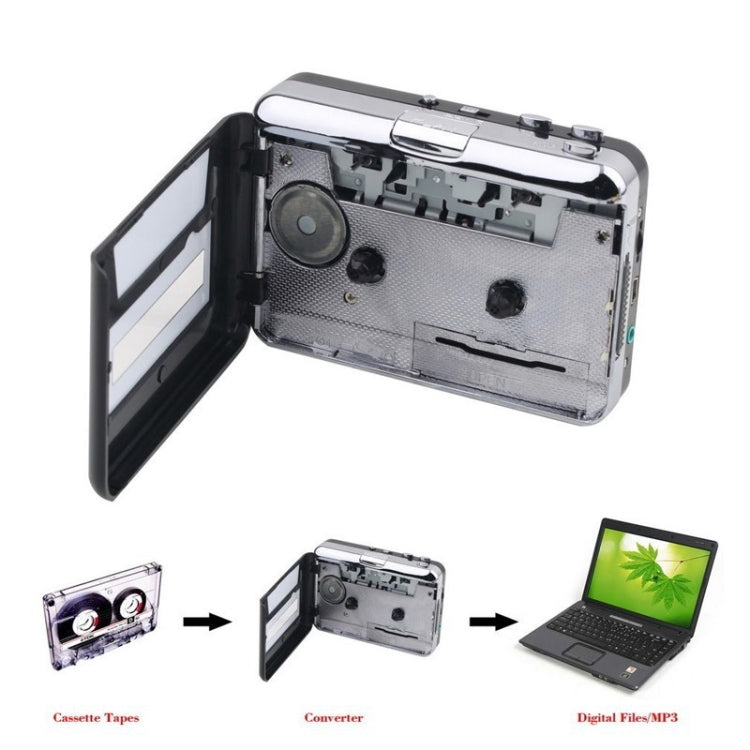 Ezcap 218 USB USB Cassette Capture Tape to MP3 Converter Cassette Recorder Player - free shipping - PMC Jewellery - Order now!
