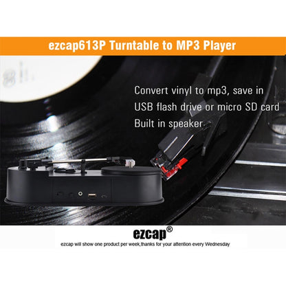 Ezcap 613P Mini Vinyl Record Player with Turntable to MP3 Converter - free shipping - PMC Jewellery - Order now!