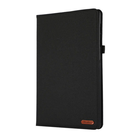 For Samsung Galaxy Tab S9+ / S10+ Horizontal Flip TPU + Fabric PU Leather Tablet Case(Black)