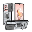 For OnePlus ACE 3 5G Sliding Camshield TPU + PC Shockproof Phone Case with Holder(Grey) - OnePlus Cases by PMC TechLife | Online Shopping South Africa | PMC TechLife | Buy Now Pay Later Mobicred