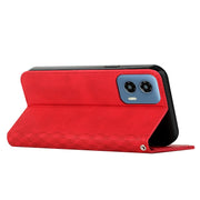 For Motorola Moto G Play 5G 2024 / G 5G 2024 Diamond Splicing Skin Feel Magnetic Leather Phone Case(Red)