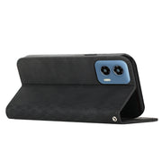 For Motorola Moto G Play 5G 2024 / G 5G 2024 Diamond Splicing Skin Feel Magnetic Leather Phone Case(Black)