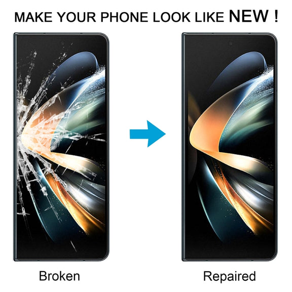 For Samsung Galaxy Z Fold4 SM-F936B/W23 LCD Secondary Screen Outer Glass Lens with OCA Optically Clear Adhesive