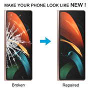For Samsung Galaxy Z Fold2 SM-F916B/W21 LCD Secondary Screen Outer Glass Lens with OCA Optically Clear Adhesive