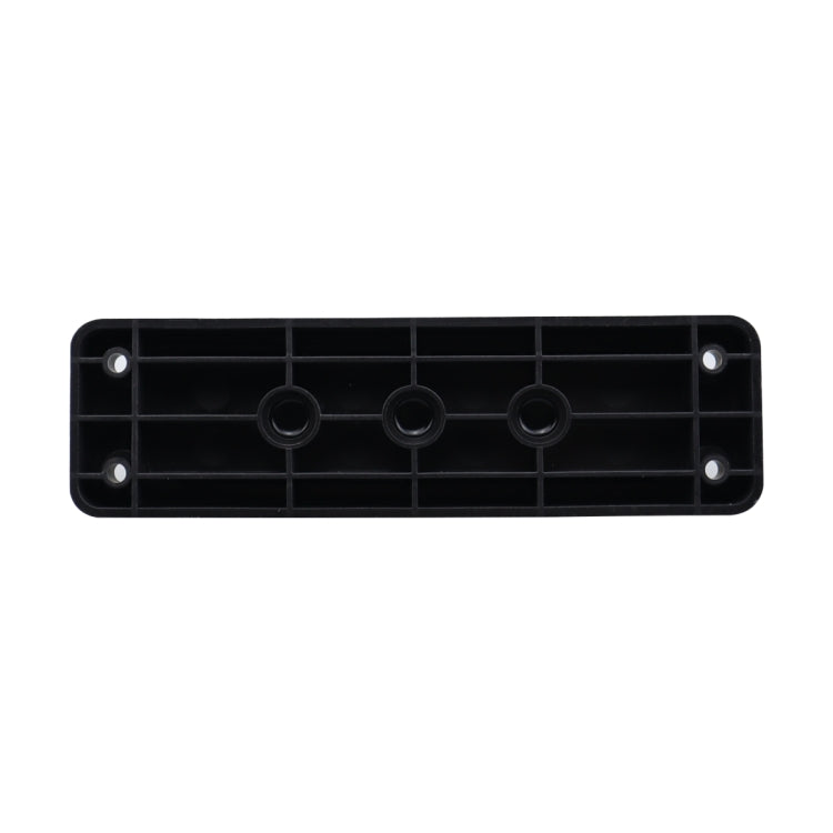 RV 600A High Current Busbar 4-way Straight M10 Wiring Studs(Black) - Fuse by PMC TechLife | Online Shopping South Africa | PMC TechLife | Buy Now Pay Later Mobicred