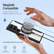 For Samsung Galaxy S24 Ultra 5G DUX DUCIS Skin X Pro Series Magsafe PC + TPU Phone Leather Case(Black)