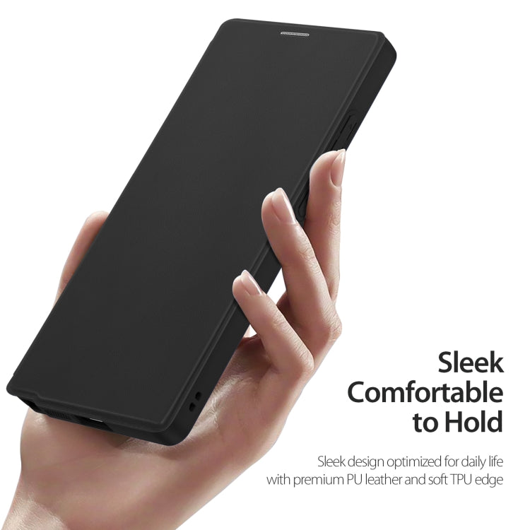 For Samsung Galaxy S25 Ultra 5G DUX DUCIS Skin X Pro Series Magsafe PC + TPU Phone Leather Case(Black) - free shipping - PMC Jewellery - Order now!