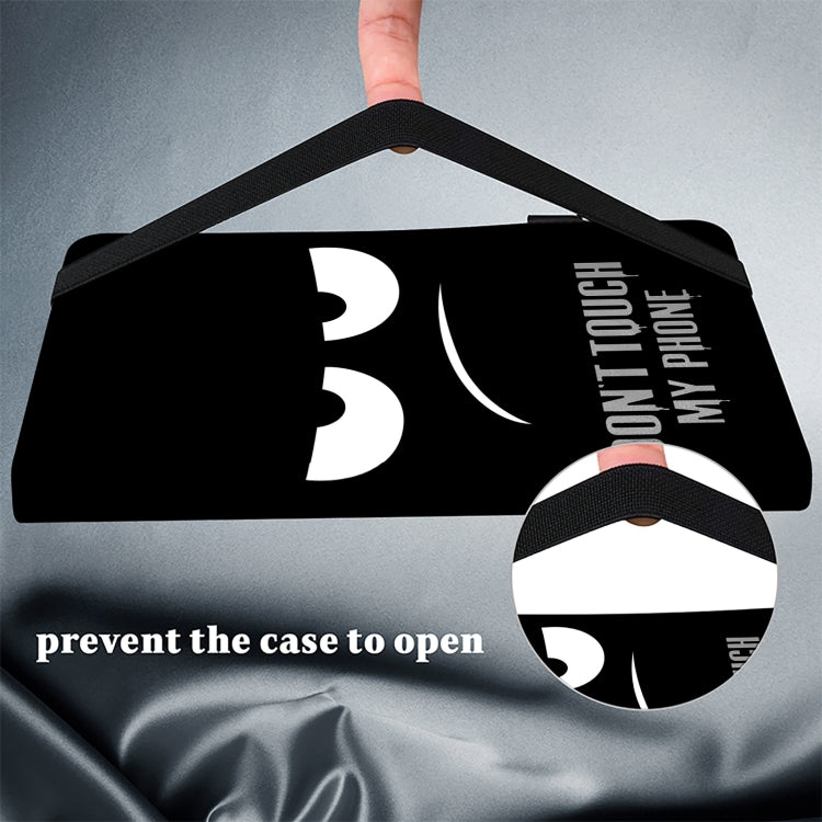 For Samsung Galaxy Tab S9 Ultra Crystal Texture Painted Leather Tablet Case(Dont Touch My Phone) - free shipping - PMC Jewellery - Order now!