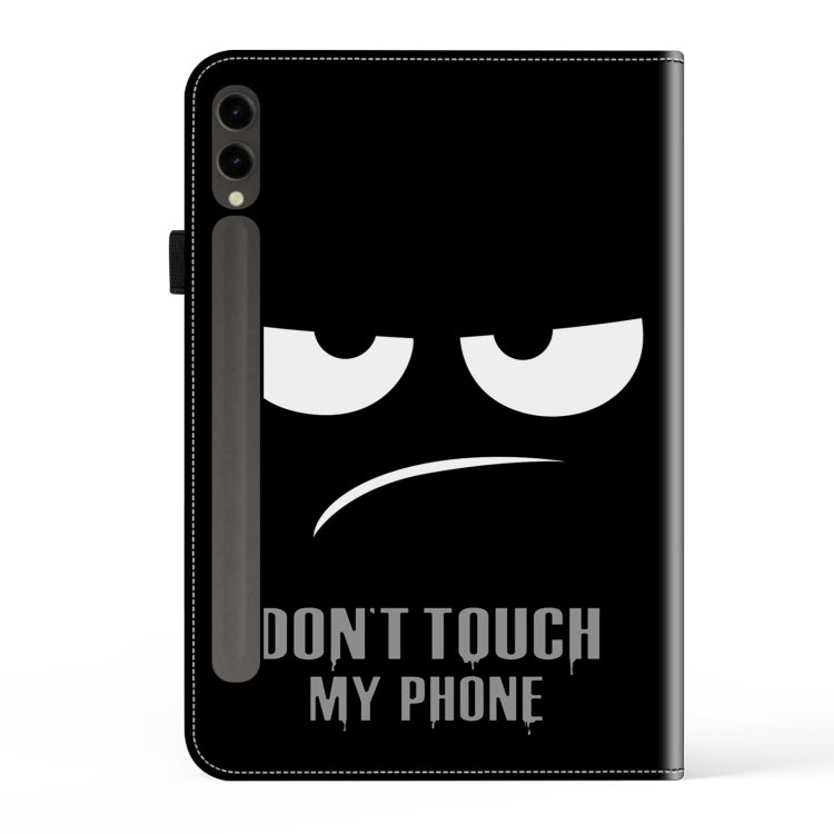 For Samsung Galaxy Tab S9+ / S9 FE+ Crystal Texture Painted Leather Tablet Case(Dont Touch My Phone) - free shipping - PMC Jewellery - Order now!