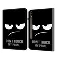 For Samsung Galaxy Tab S7+ / S8+ / S9+ Crystal Texture Painted Leather Tablet Case(Dont Touch My Phone) - Galaxy Tab S9+ Cases by PMC Jewellery | Online Shopping South Africa | PMC Jewellery | Buy Now Pay Later Mobicred