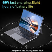 Pipo W14 14.1 inch 2 in 1 Tablet PC, 16GB+256GB, Windows 11 Intel Alder Lake N100 Quad Core, with Keyboard Leather Case
