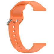 24mm Universal Small Waist Silicone Watch Band(Orange)