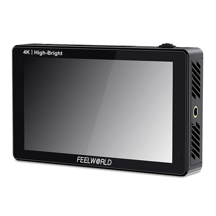 FEELWORLD LUT5E 5.5 inch High Bright 1600nit Touch Screen DSLR Camera Field Monitor F970 External Power and Install Kit 4K HDMI 1920X1080 IPS Panel(Black) - free shipping - PMC TechLife - Order now!