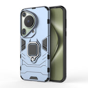For Huawei Pura 70 Ultra Shockproof PC + TPU Holder Phone Case(Navy Blue)