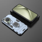 For Huawei Pura 70 Ultra Shockproof PC + TPU Holder Phone Case(Navy Blue)
