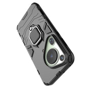For Huawei Pura 70 Ultra Shockproof PC + TPU Holder Phone Case(Navy Blue)