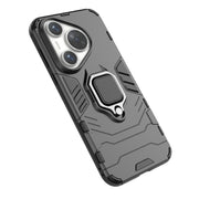 For Huawei Pura 70 Pro / Pura 70 Pro+ Shockproof PC + TPU Holder Phone Case(Black)