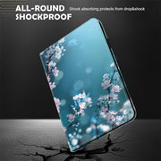 For Lenovo Xiaoxin Pad Pro 12.7 Crystal Texture Painted Leather Tablet Case(Plum Bossom)