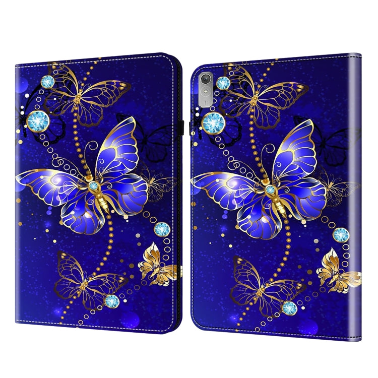 For Lenovo Xiaoxin Pad Pro 12.7 Crystal Texture Painted Leather Tablet Case(Diamond Butterflies) - free shipping - PMC TechLife - Order now!