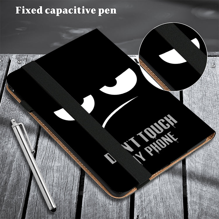 For Lenovo Tab M11 / Xiaoxin Pad 11 2024 Crystal Texture Painted Leather Tablet Case(Dont Touch My Phone) - Lenovo by PMC Jewellery | Online Shopping South Africa | PMC Jewellery | Buy Now Pay Later Mobicred