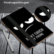 For Lenovo Tab M11 / Xiaoxin Pad 11 2024 Crystal Texture Painted Leather Tablet Case(Dont Touch My Phone)