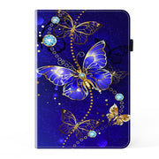 For Lenovo Tab M11 / Xiaoxin Pad 11 2024 Crystal Texture Painted Leather Tablet Case(Diamond Butterflies)