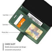 For Google Pixel 9 Pro Skin Feel Splicing Leather Phone Case(Green)