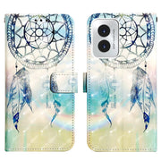 For Motorola Moto G Play 4G 2024 3D Painting Horizontal Flip Leather Phone Case(Dream Wind Chimes)