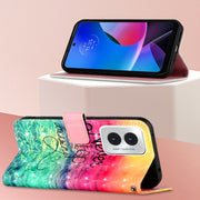For Motorola Moto G Play 4G 2024 3D Painting Horizontal Flip Leather Phone Case(Chasing Dreams)