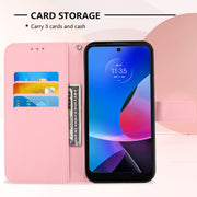 For Motorola Moto G Play 4G 2024 3D Painting Horizontal Flip Leather Phone Case(Chasing Dreams)
