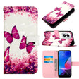 For Motorola Moto G Play 4G 2024 3D Painting Horizontal Flip Leather Phone Case(Rose Butterfly) - Motorola Cases by PMC Jewellery | Online Shopping South Africa | PMC Jewellery | Buy Now Pay Later Mobicred