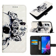 For Motorola Moto G Play 4G 2024 3D Painting Horizontal Flip Leather Phone Case(Skull) - Motorola Cases by PMC Jewellery | Online Shopping South Africa | PMC Jewellery | Buy Now Pay Later Mobicred