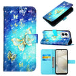For Motorola Moto G Power 5G 2024 3D Painting Horizontal Flip Leather Phone Case(Golden Butterfly) - Motorola Cases by PMC Jewellery | Online Shopping South Africa | PMC Jewellery | Buy Now Pay Later Mobicred