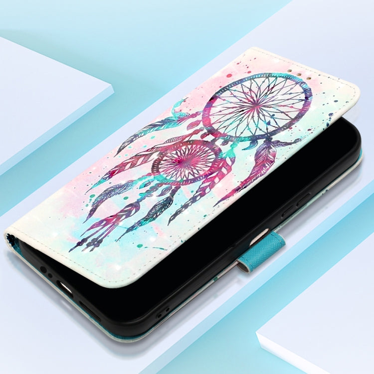 For Motorola Moto G Power 5G 2024 3D Painting Horizontal Flip Leather Phone Case(Color Drop Wind Chimes)