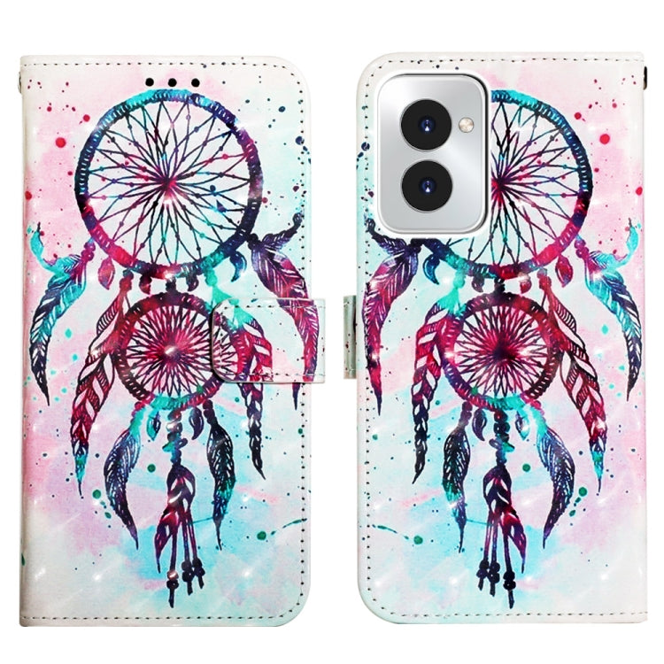 For Motorola Moto G Power 5G 2024 3D Painting Horizontal Flip Leather Phone Case(Color Drop Wind Chimes)