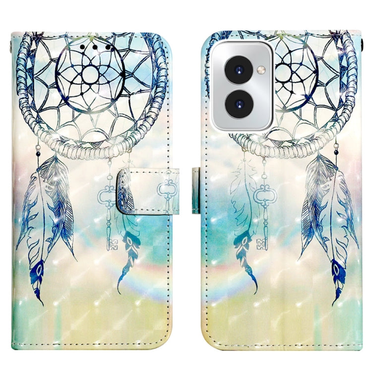 For Motorola Moto G Power 5G 2024 3D Painting Horizontal Flip Leather Phone Case(Dream Wind Chimes)