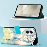 For Motorola Moto G Power 5G 2024 3D Painting Horizontal Flip Leather Phone Case(Dream Wind Chimes)