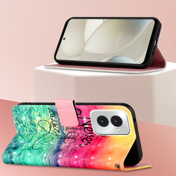 For Motorola Moto G Power 5G 2024 3D Painting Horizontal Flip Leather Phone Case(Chasing Dreams)