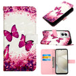 For Motorola Moto G Power 5G 2024 3D Painting Horizontal Flip Leather Phone Case(Rose Butterfly) - Motorola Cases by PMC Jewellery | Online Shopping South Africa | PMC Jewellery | Buy Now Pay Later Mobicred