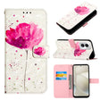 For Motorola Moto G Power 5G 2024 3D Painting Horizontal Flip Leather Phone Case(Flower) - free shipping - PMC Jewellery - Order now!
