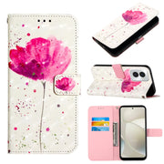For Motorola Moto G Power 5G 2024 3D Painting Horizontal Flip Leather Phone Case(Flower)
