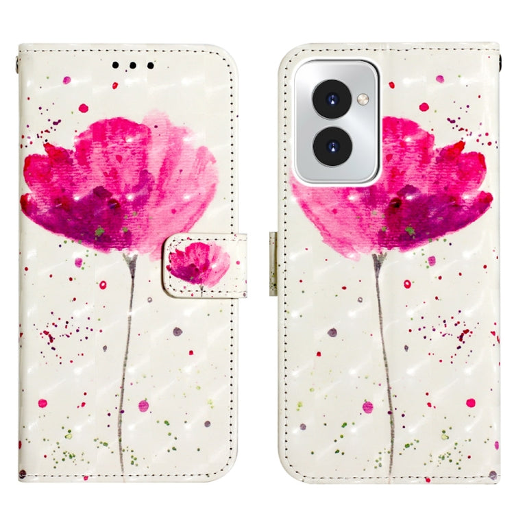 For Motorola Moto G Power 5G 2024 3D Painting Horizontal Flip Leather Phone Case(Flower)